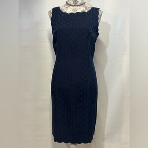 RSVP by TALBOTS‎ Navy blue sheath dress size 10